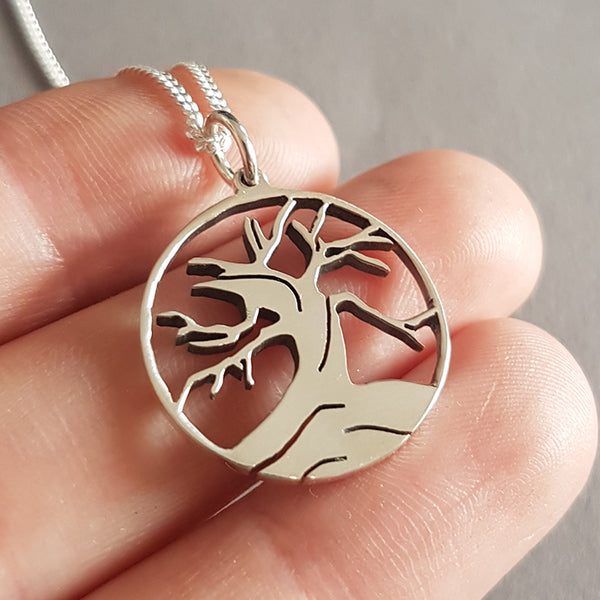 Tree of the Dead Sterling Silver Handmade Pendant