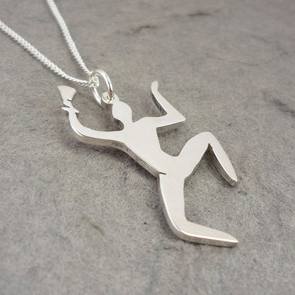 The Fool from Cabin in the Woods Handmade Sterling Silver Pendant