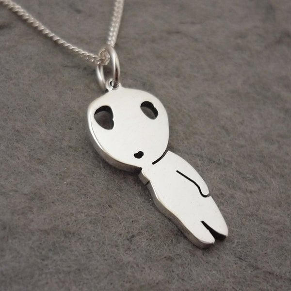 Tiny Tree Spirit Sterling Silver Handmade Pendant