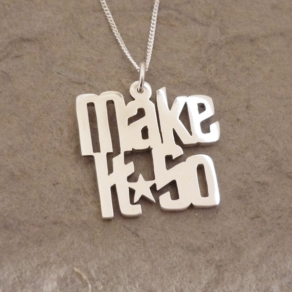 Make It So Sterling Silver Pendant on Chain