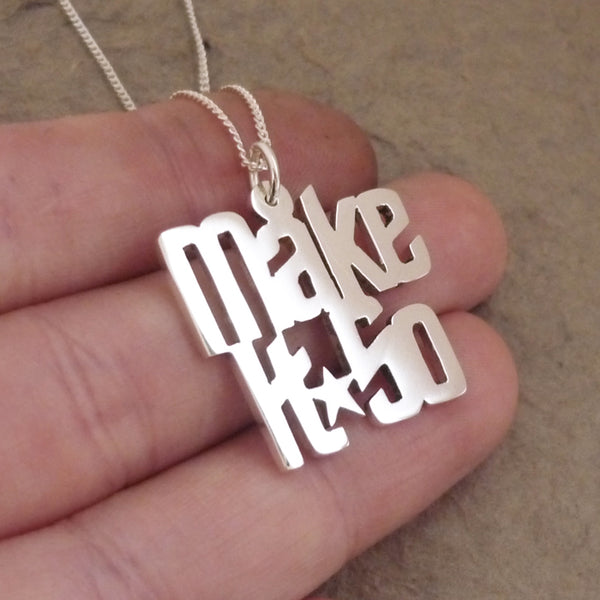 Make It So Sterling Silver Pendant on Chain