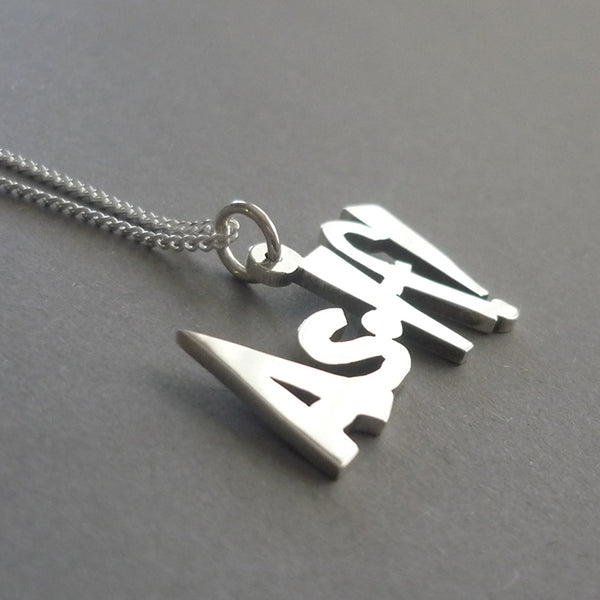 As If! Clueless-inspired Sterling Silver Pendant